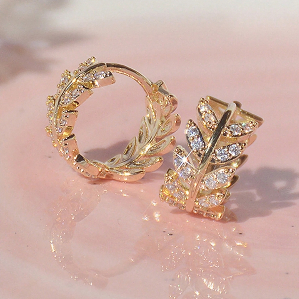 14k gold plated Cubic Zirconia Earrings